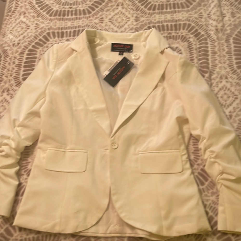 White blazer
